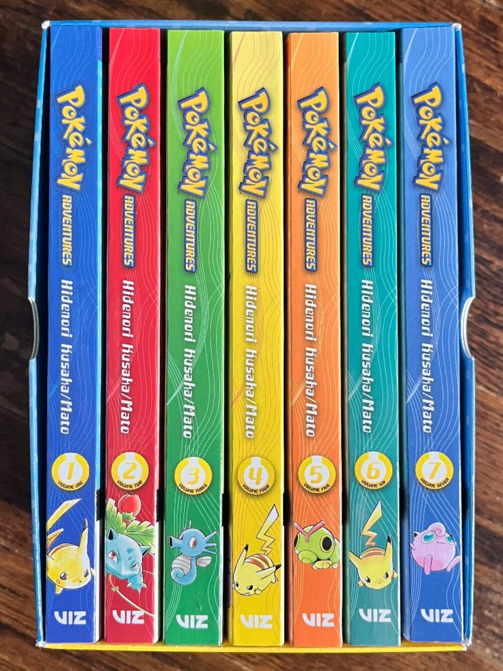 NEW Pokemon Adventures Red & Blue Box Set Volumes 1-7 Graphic Novel
